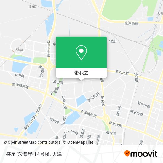 盛星·东海岸-14号楼地图