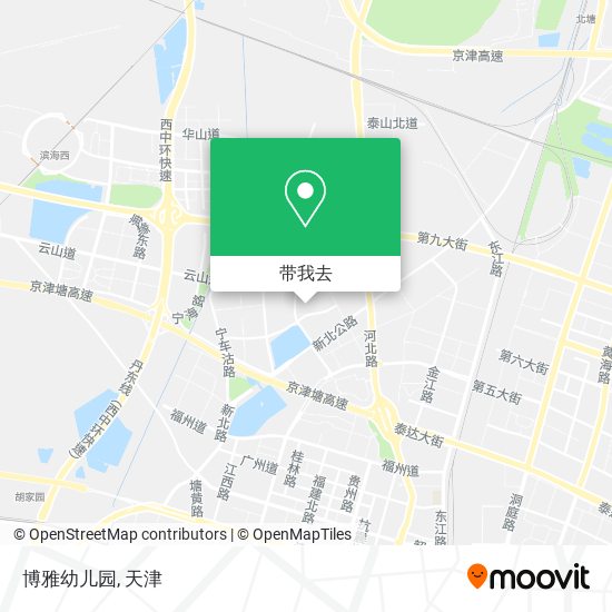 博雅幼儿园地图