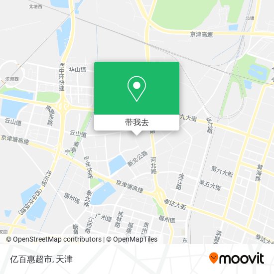 亿百惠超市地图