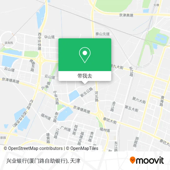 兴业银行(厦门路自助银行)地图