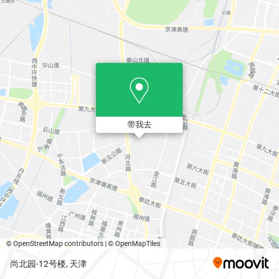 尚北园-12号楼地图