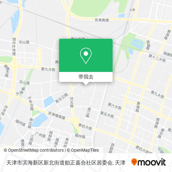 天津市滨海新区新北街道贻正嘉合社区居委会地图