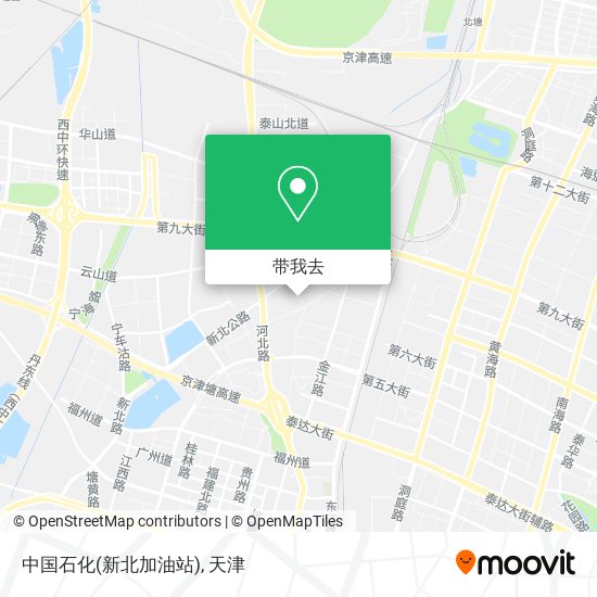 中国石化(新北加油站)地图
