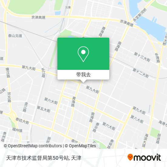 天津市技术监督局第50号站地图