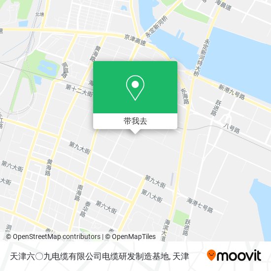天津六〇九电缆有限公司电缆研发制造基地地图