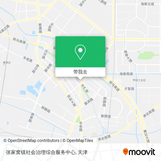 张家窝镇社会治理综合服务中心地图