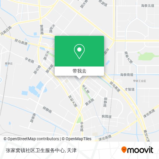 张家窝镇社区卫生服务中心地图