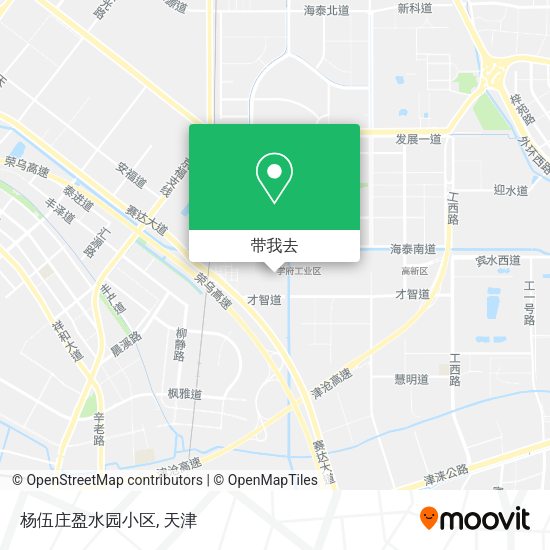 杨伍庄盈水园小区地图