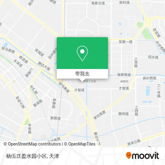杨伍庄盈水园小区地图