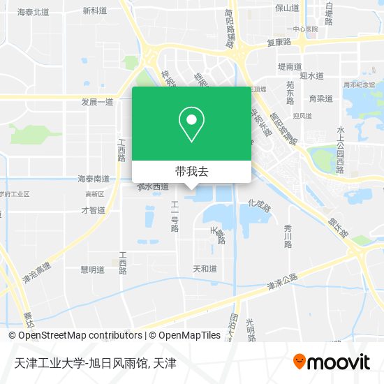 天津工业大学-旭日风雨馆地图