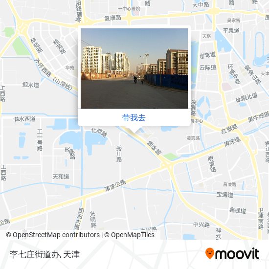 李七庄街道办地图