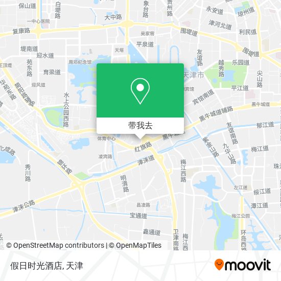 假日时光酒店地图