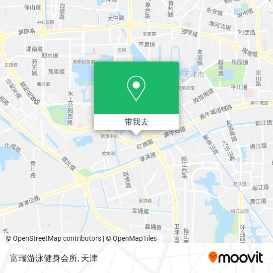 富瑞游泳健身会所地图