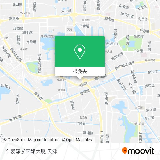 仁爱濠景国际大厦地图