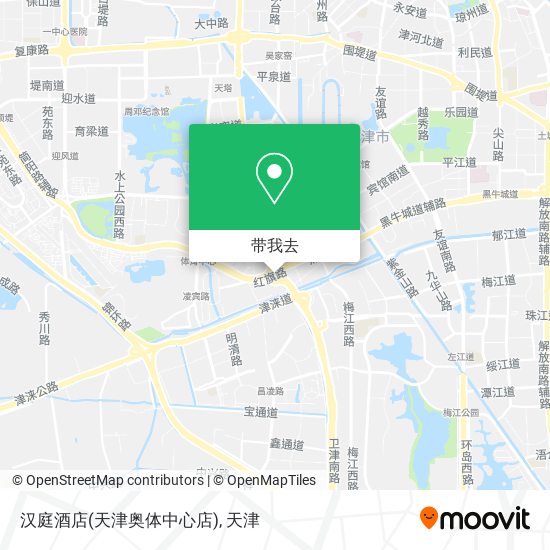 汉庭酒店(天津奥体中心店)地图