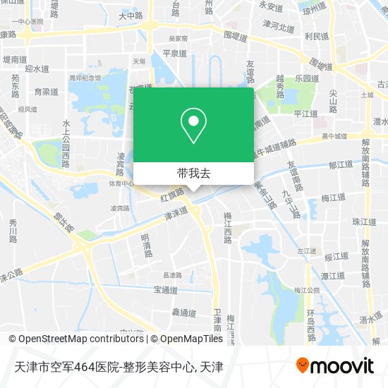 天津市空军464医院-整形美容中心地图