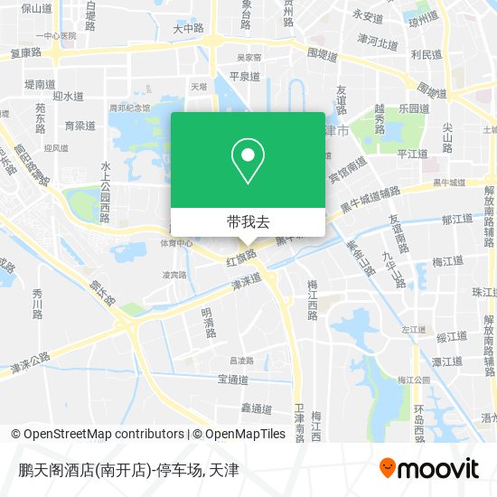 鹏天阁酒店(南开店)-停车场地图