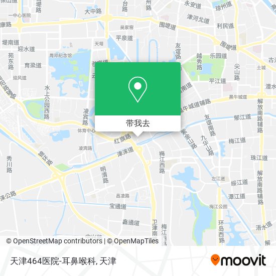 天津464医院-耳鼻喉科地图