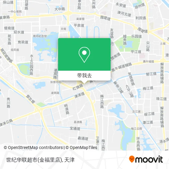 世纪华联超市(金福里店)地图