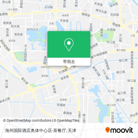 海州国际酒店奥体中心店-茶餐厅地图