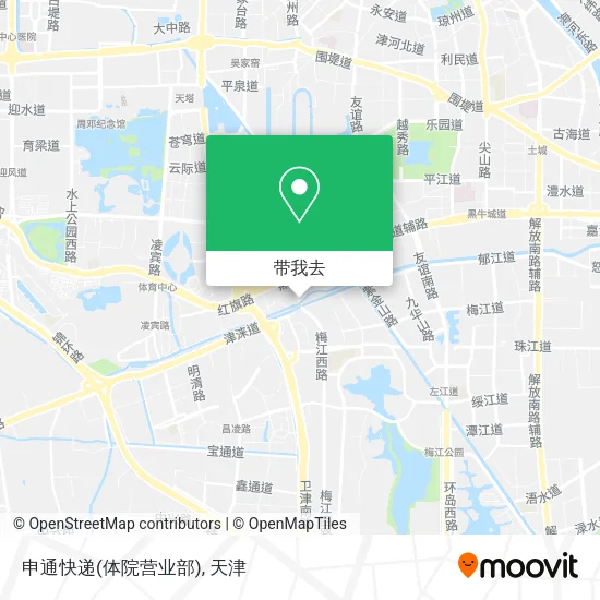 申通快递(体院营业部)地图