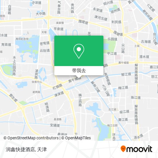润鑫快捷酒店地图
