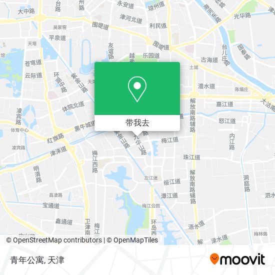 青年公寓地图