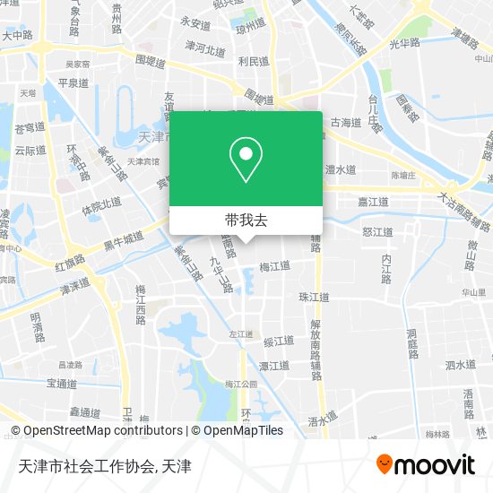 天津市社会工作协会地图