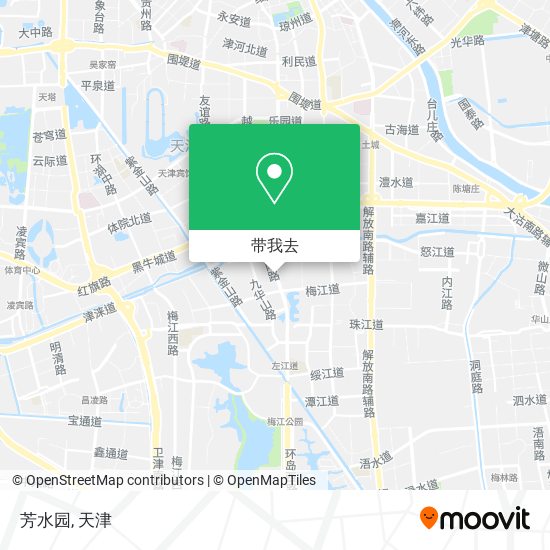 芳水园地图