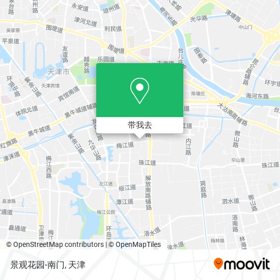 景观花园-南门地图