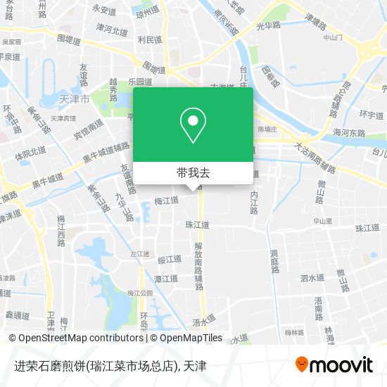 进荣石磨煎饼(瑞江菜市场总店)地图