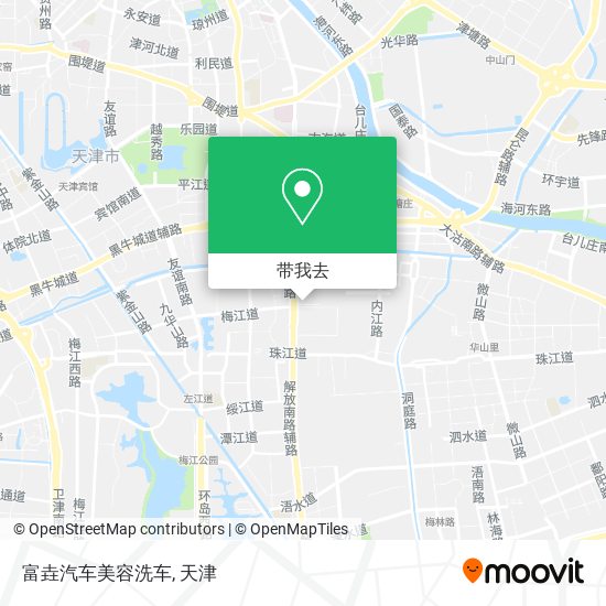 富垚汽车美容洗车地图