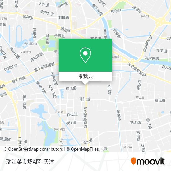 瑞江菜市场A区地图
