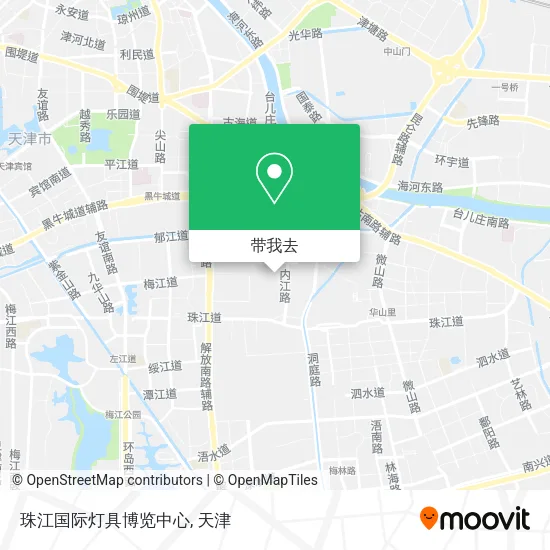 珠江国际灯具博览中心地图