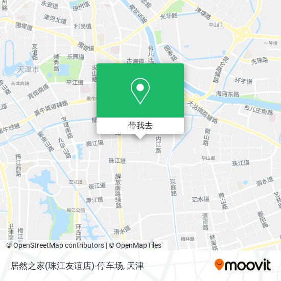 居然之家(珠江友谊店)-停车场地图