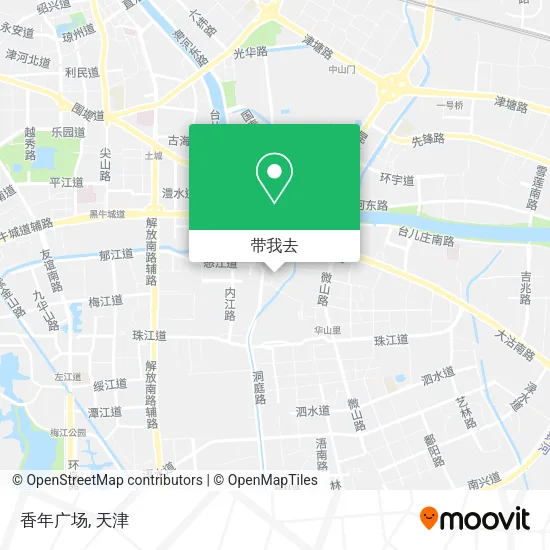 香年广场地图