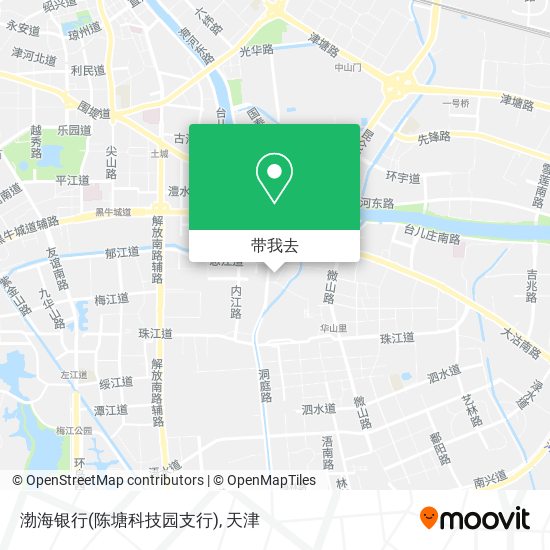 渤海银行(陈塘科技园支行)地图