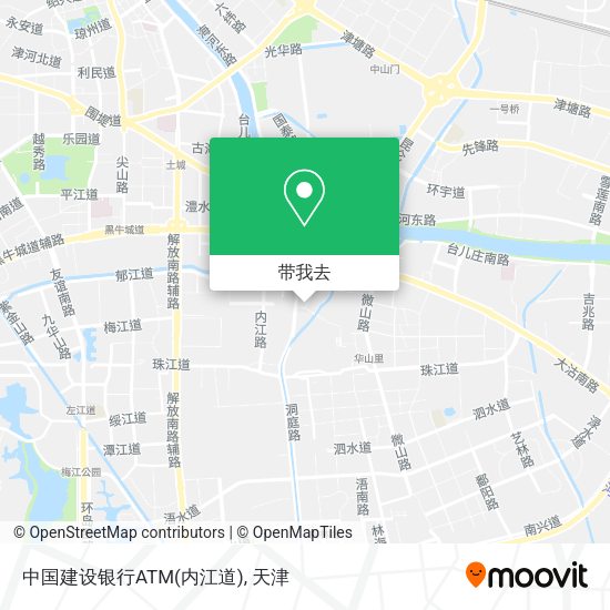 中国建设银行ATM(内江道)地图