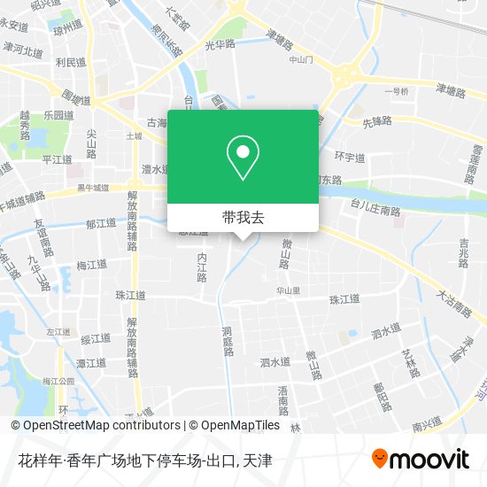 花样年·香年广场地下停车场-出口地图