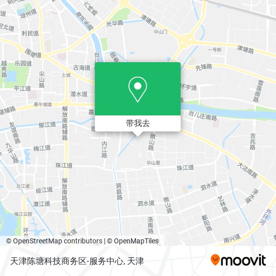 天津陈塘科技商务区-服务中心地图