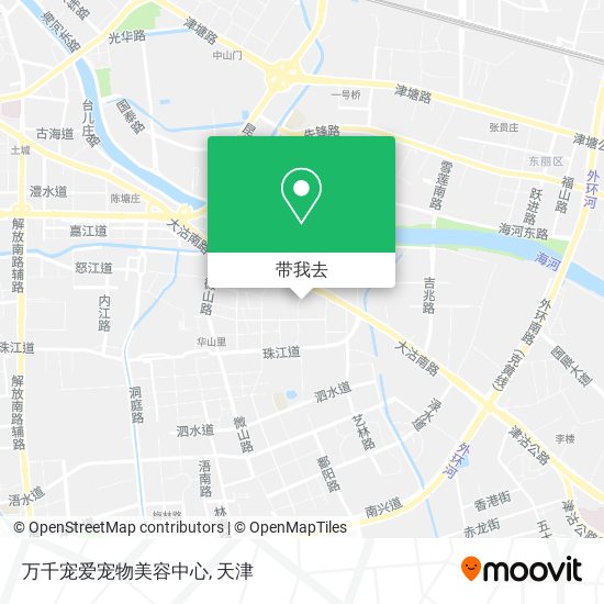 万千宠爱宠物美容中心地图