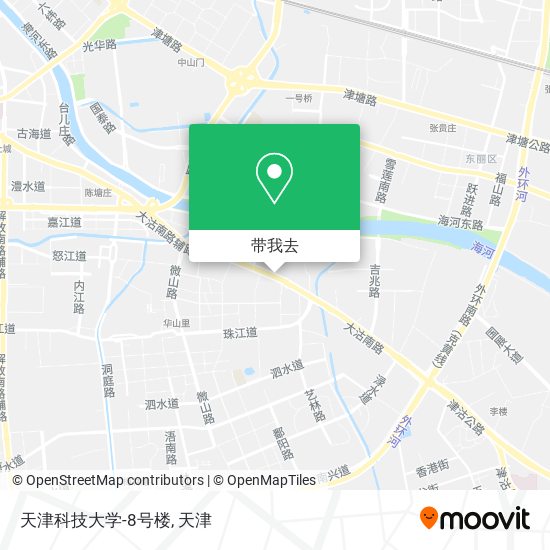 天津科技大学-8号楼地图