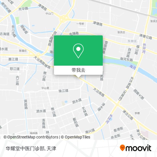 华耀堂中医门诊部地图