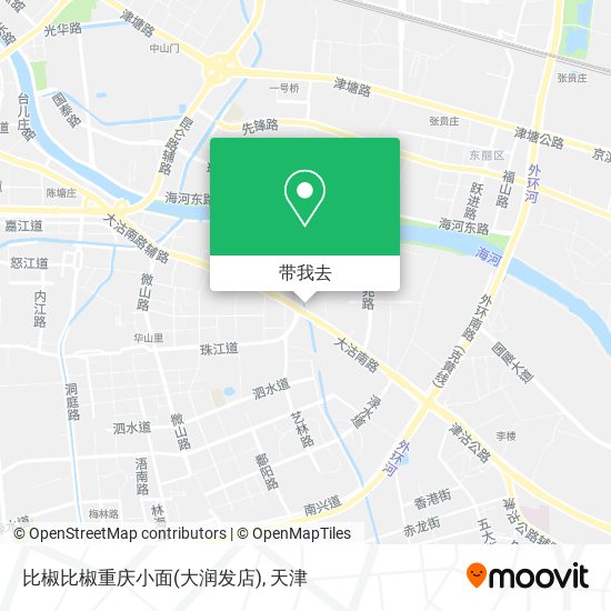 比椒比椒重庆小面(大润发店)地图