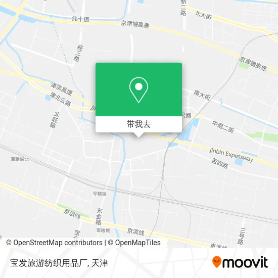 宝发旅游纺织用品厂地图