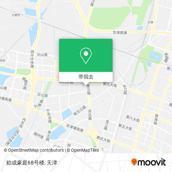 贻成豪庭68号楼地图
