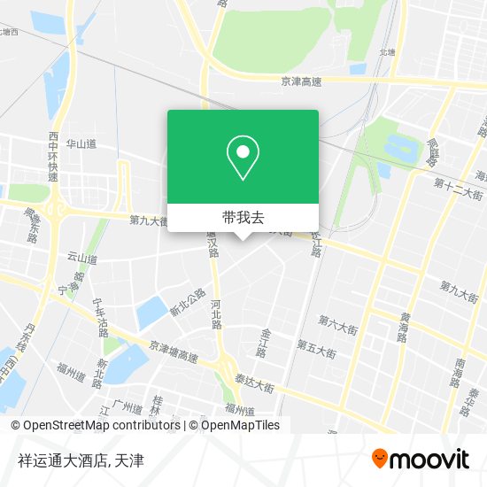 祥运通大酒店地图