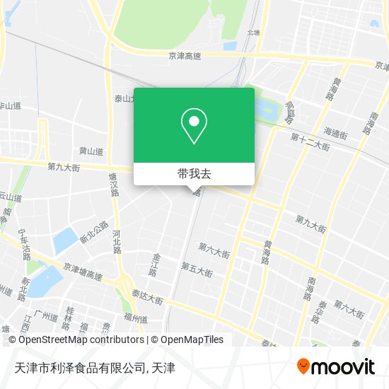 天津市利泽食品有限公司地图