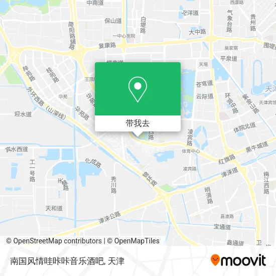 南国风情哇咔咔音乐酒吧地图