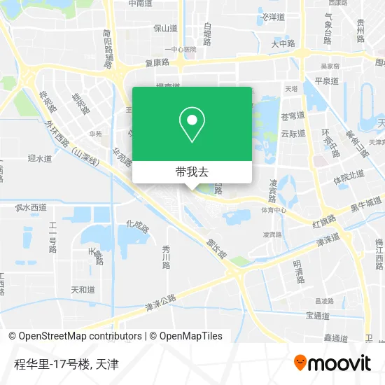 程华里-17号楼地图